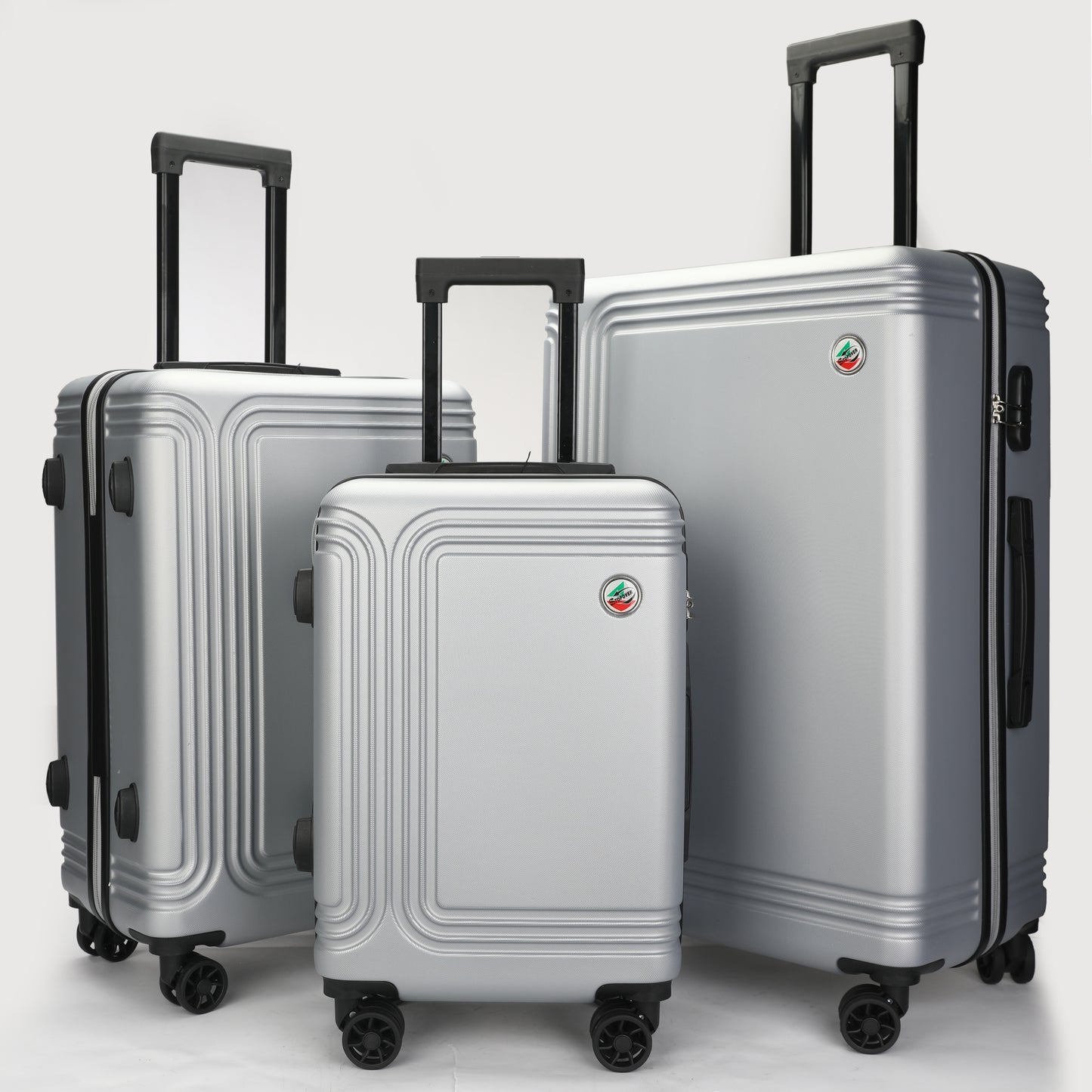 Set 3 trolley rigidi ABS Stellar case