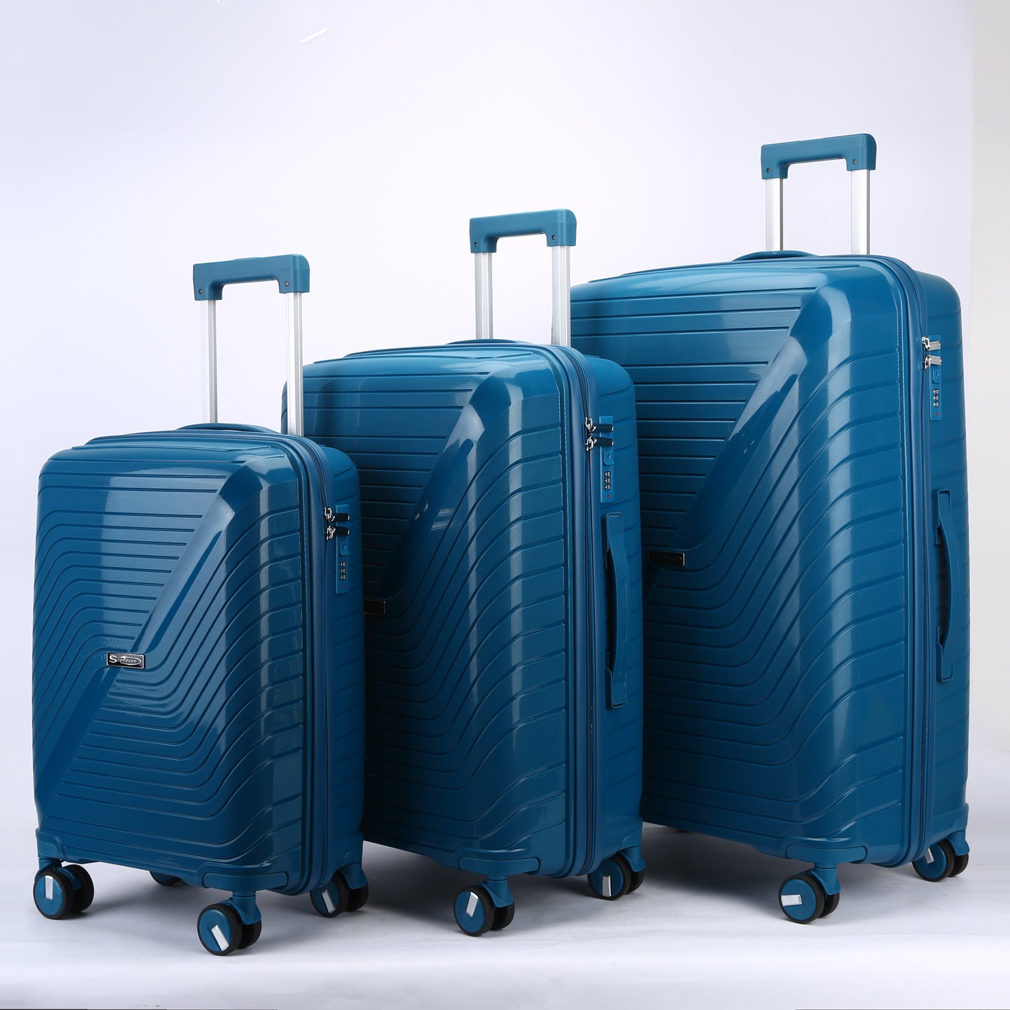 Set 3 Trolley Rigidi Polipropilene Stellar case