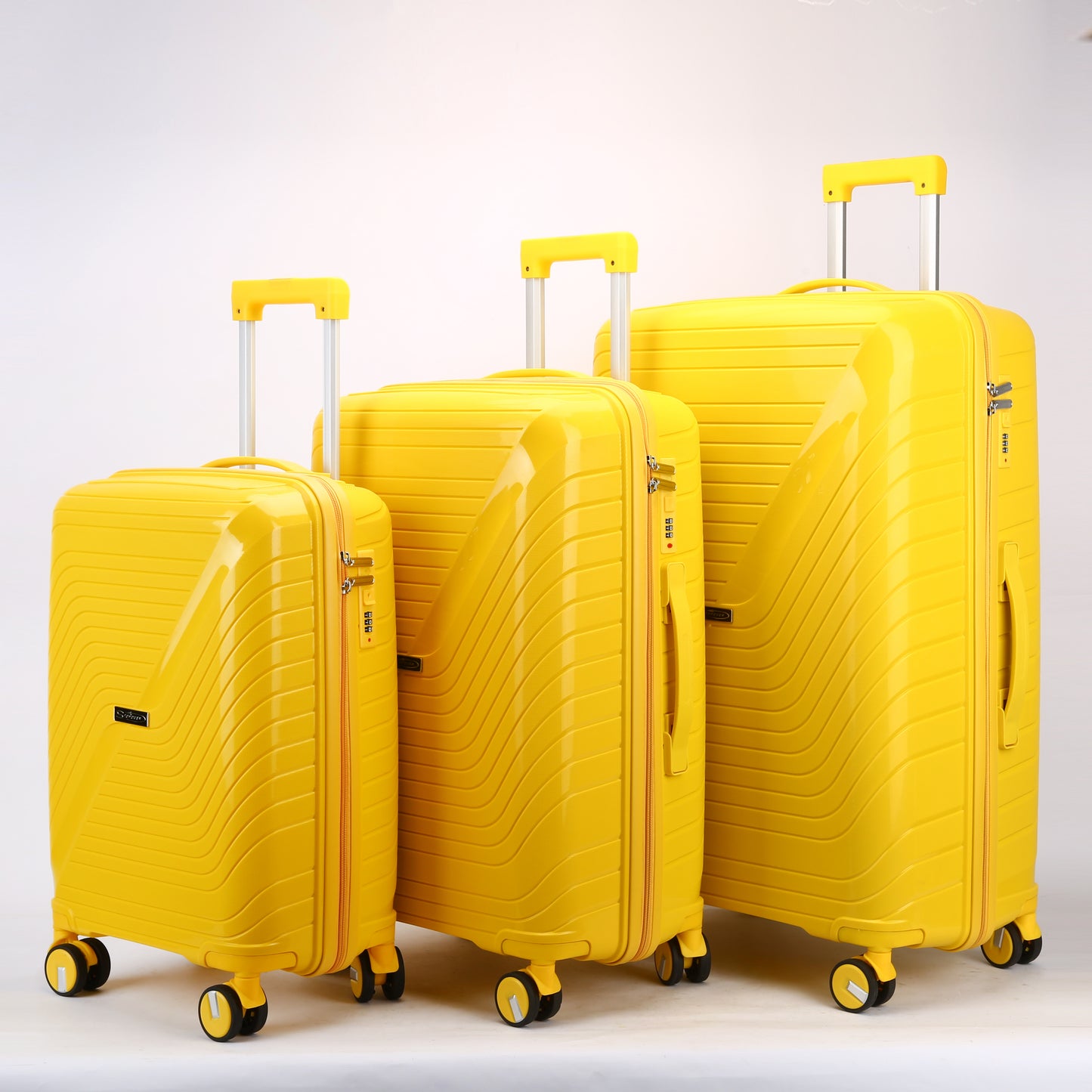 Set 3 Trolley Rigidi Polipropilene Stellar case