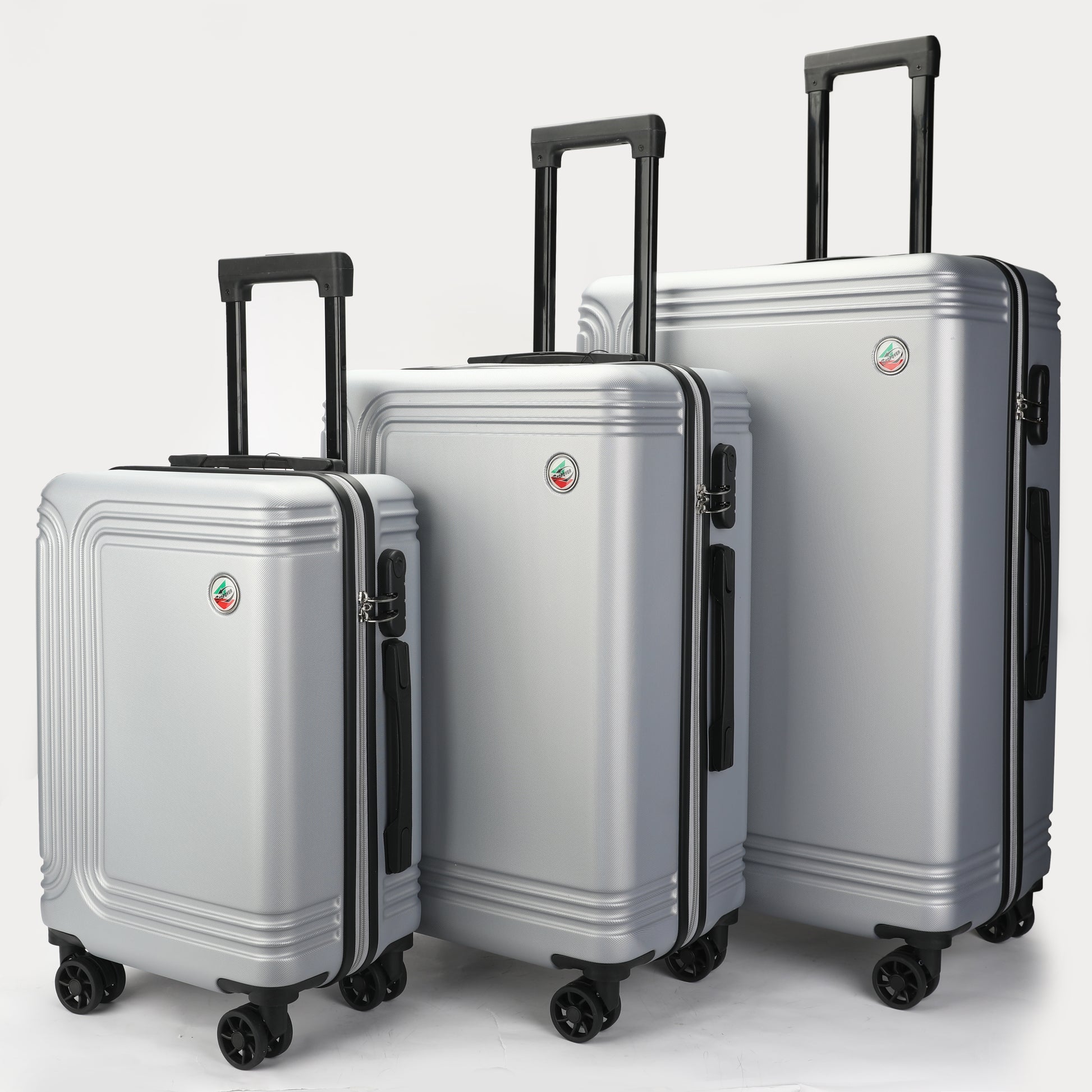 Set 3 trolley rigidi ABS Stellar case