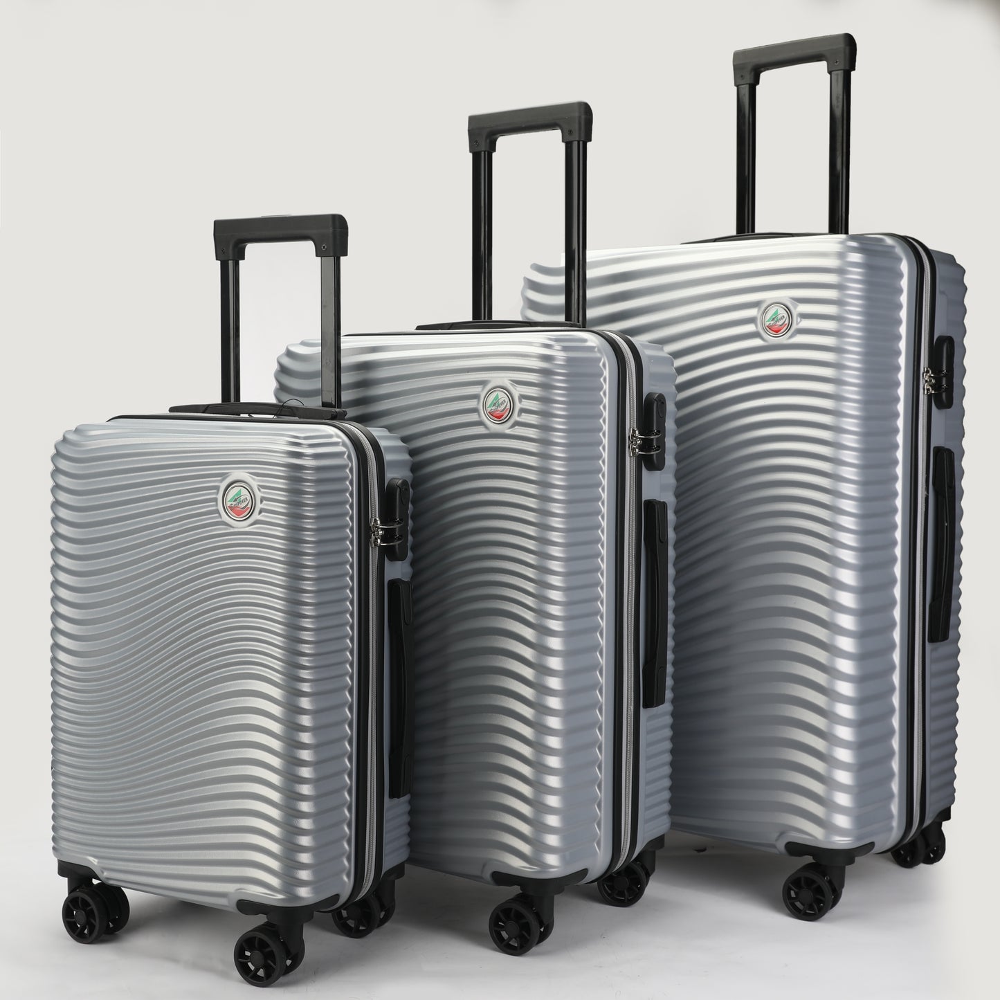 Set 3 Trolley Rigidi ABS Stellar case