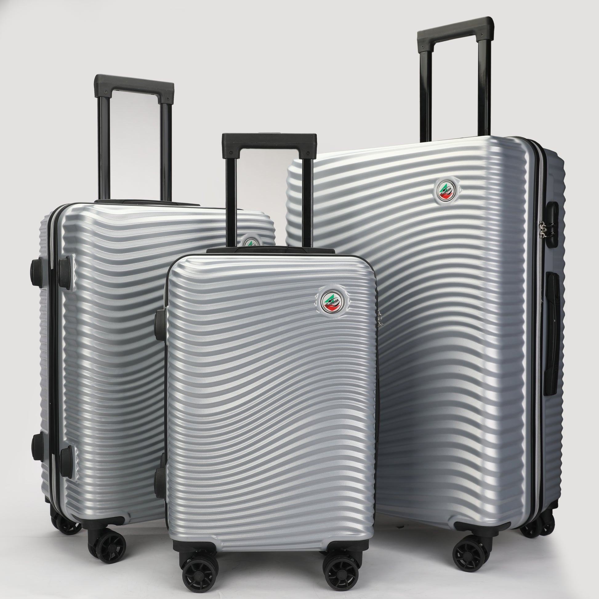 Set 3 Trolley Rigidi ABS Stellar case