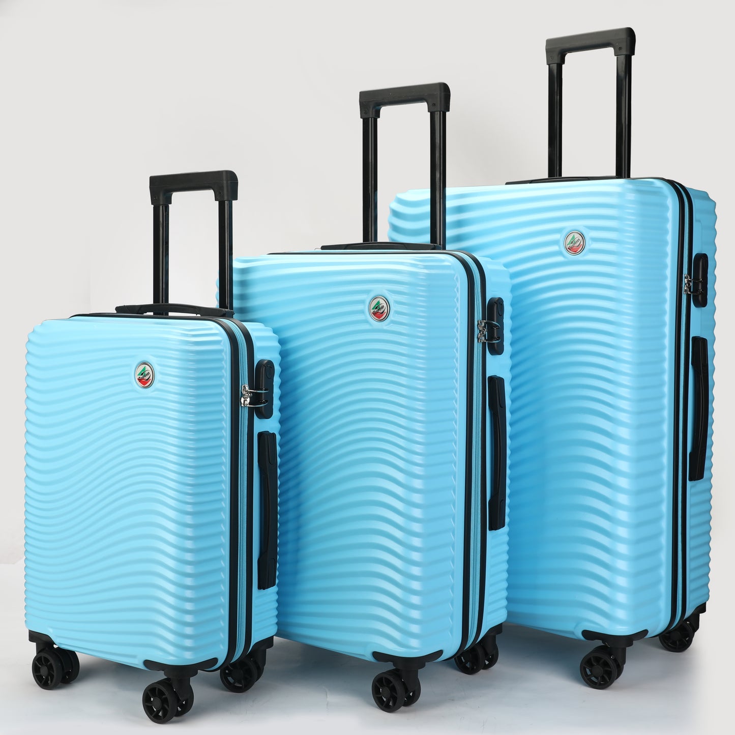 Set 3 Trolley Rigidi ABS Stellar case