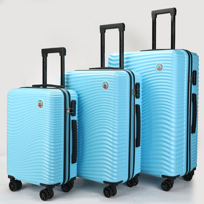 Set 3 Trolley Rigidi ABS Stellar case