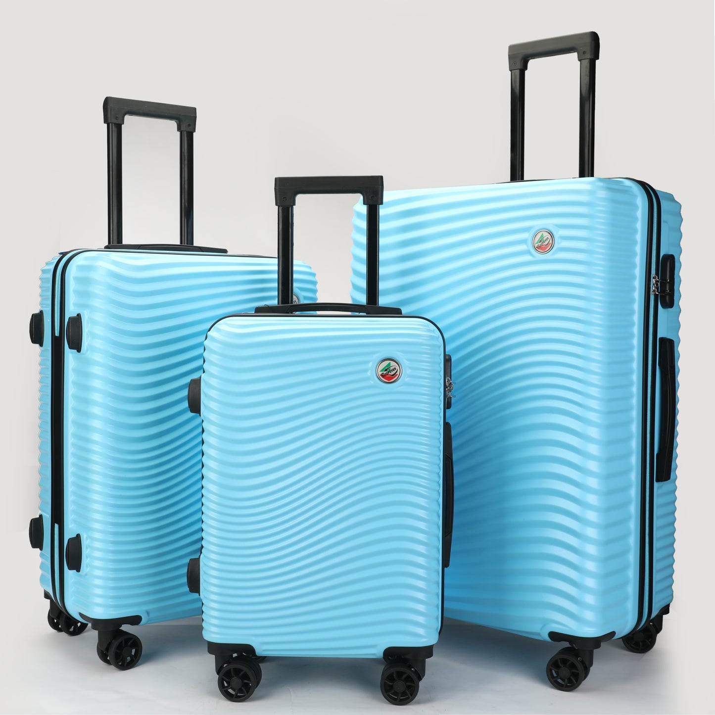 Set 3 Trolley Rigidi ABS Stellar case