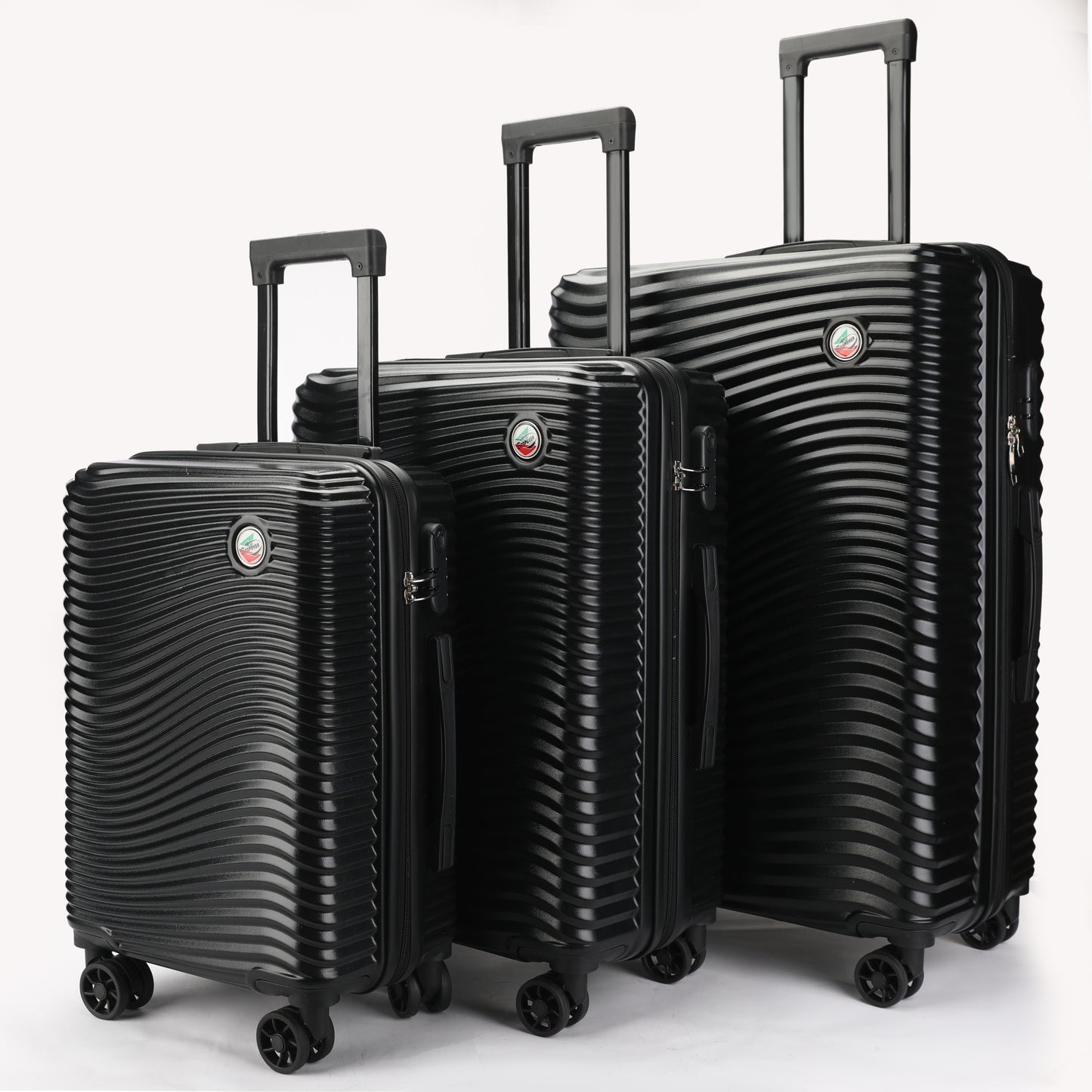 Set 3 Trolley Rigidi ABS Stellar case
