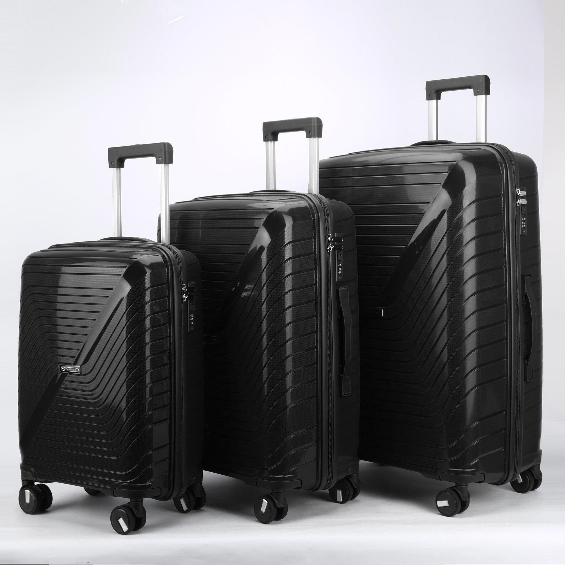 Set 3 Trolley Rigidi Polipropilene Stellar case